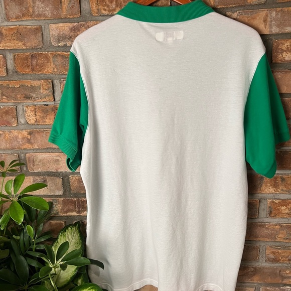 CAVI MEN’S GREEN, WHITE, & BLACK SS POLO. GOOD CONDITION. SIZE XL - Picture 5 of 6